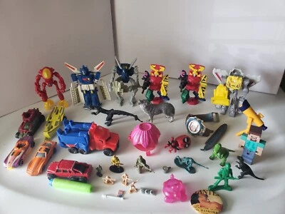 Lote Juguetes Happy Meal McDonalds DC Comics Power Rangers Bionicle Minecraft Sueltos  Foto 1 de 4