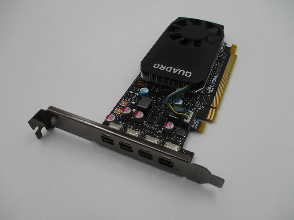 Nvidia Quadro P620 2GB GDDR5 4x Mini DP Graphic Card Lenovo P/N: 01YW009 Tested - Image 1 of 4