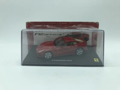 MODELLINO AUTO FERRARI F12 BERLINETTA 2012 ROSSA - EDICOLA - SCALA 1:43 CON BOX - Immagine 1 di 2