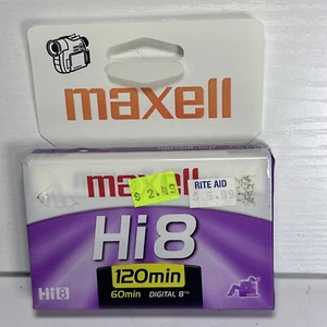 Cinta para videocámara digital Maxell Hi8 8 mm P6-120 sellada - Imagen 1 de 3
