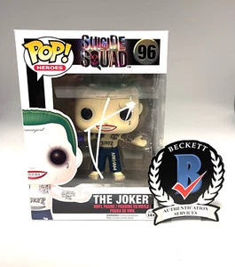 JARED LETO SIGNED AUTOGRAPH FUNKO POP SUICIDE SQUAD BECKETT BAS THE JOKER - Picture 1 of 1