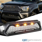 Fits 2012-2015 Toyota Tacoma Mesh Style Abs Front Hood Grille W/ Led Lights