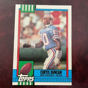 1990 Topps TIFFANY Set CURTIS DUNCAN #226 HOUSTON OILERS ** MINT ** HIGH GRADE - Picture 1 of 2