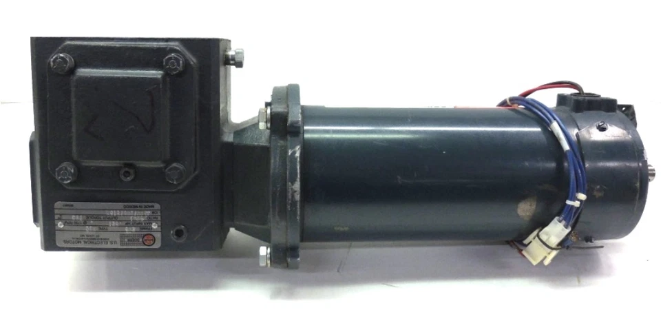 MAGNETEK VARIABLE SPEED DC MOTOR 46605351140-2A, US ELECTRIC GEAR TYPE MBQ, 40:1 - Image 1 of 4