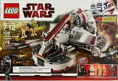 Black FRIDAY LEGO STAR WARS Republic Swamp Speeder 8091 Novo Na Caixa Brinquedos R Us Exclusivo - Imagem 1 de 3