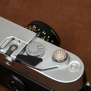 Camera Soft Shutter Release Button Hollowed-out Petal for Fuji Leica Sony 11mm - Picture 1 of 5