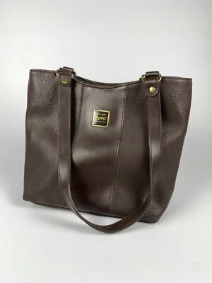 Esprit Vintage Purse Brown Faux Leather Handbag 90s 00s style Women's Accessory - Image 1 of 4