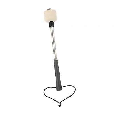 White Innovative Drum Mallet for Marching Band Bass Drum Skid Resistance