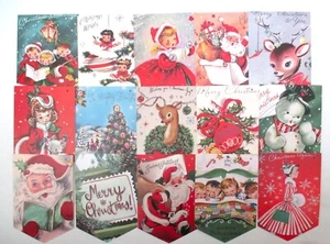 NEW VINTAGE STYLE RETRO CHRISTMAS CARD PARTY PAPER GARLAND DECORATION HOME DECOR - Picture 1 of 8