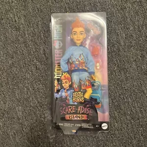 Monster High Scare-Adise Island Heath Burns Doll 12" with Flame Hoodie BRAND NEW - Picture 1 of 3