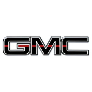 CJ 07-17 GMC Sierra Yukon THIN RED LINE Front Grill Emblem Overlay Decal /1124 - Picture 1 of 1