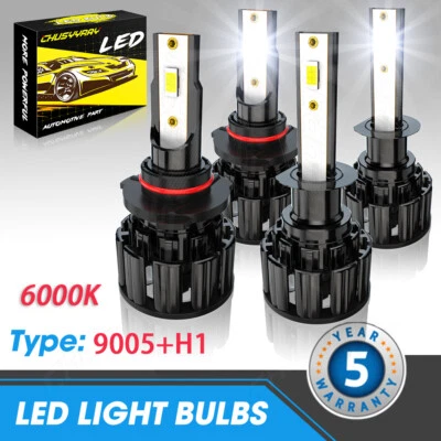 Для Mitsubishi Outlander 2005-2006 - светодиодная лампа дальнего ближнего света 6000K белый - Изображение 1 из 4