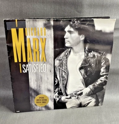 Richard Marx - "Satisfied " - 7" Pic Sleeve - 45 Vinyl Record LP - Image 1 of 4