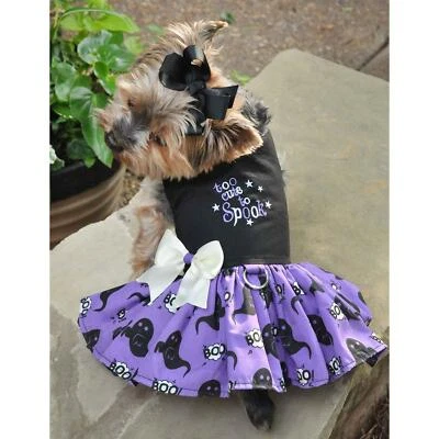 Doggie Design  - Too Cute to Spook  Halloween Dog Harness Dress  XS-S-M-L-XL - Image 1 of 3