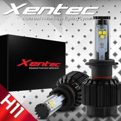 Kit faros LED HID XENTEC 388W 38800LM H11 6000K para Kia Forte5 2012-2016 Foto 1 de 4