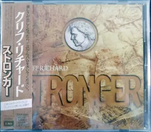 Cliff Richard - Stronger/1989 the 29th Studio Album Japan First Edition CD, OBI. - Picture 1 of 4