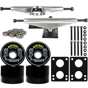 LONGBOARD Package CORE 6 in TRUCKS 76mm BIGFOOT BLACK MC WHEELS - Picture 1 of 6