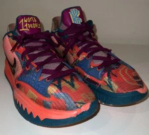 Size 10 - Nike Kyrie 4 Low 1 World 1 People - cw3985600 - Picture 1 of 11