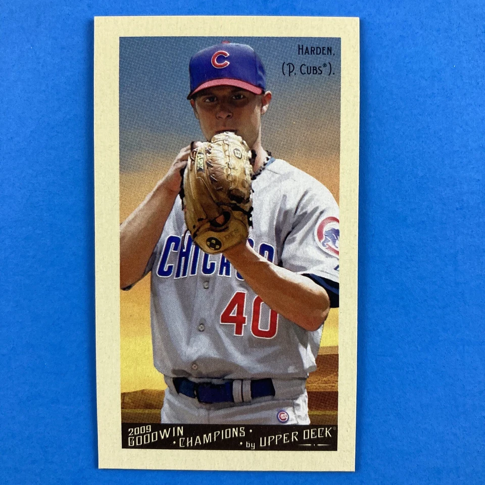 Rich Harden 2009 Upper Deck Goodwin Champions Mini #233 Chicago Cubs - Image 1 of 2