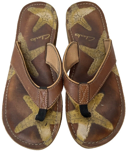 Sandali Clarks Starfish donna taglia 10 medi bicolore marrone
