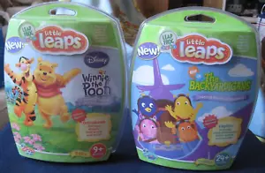 LeapFrog Baby ~ Little Leaps ~ TWO Games The Backyardigans & Winnie the Pooh - Picture 1 of 11
