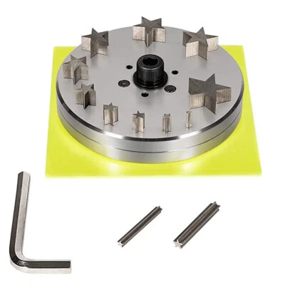 Scheibenfräser 5 mm bis 31 mm mit 10 Stanzen für Sternformen Stanzrohlinge Stern - Bild 1 von 4
