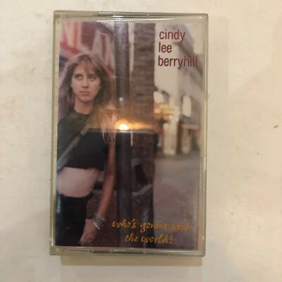 Cindy Lee Berryhill – Who's Gonna Save The World? Cassette - Rhino – SAK-6004 - Image 1 of 2