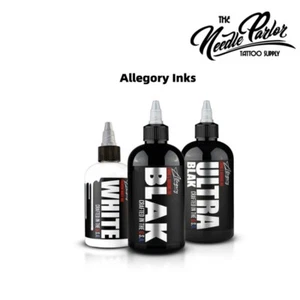 Alegory Premium Tusz do tatuażu Blak Czarny/Ultra Czarny/Biały (1 uncja, 2oz, 4oz, 8oz) - Zdjęcie 1 z 10