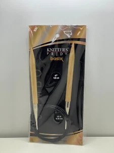 Knitter's Pride Basix ago circolare per maglieria 47" taglia 15 - Foto 1 di 1
