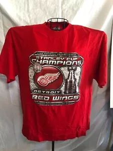 Camiseta para hombre Stanley Cup Champions 2XL Detroit Red Wings - Imagen 1 de 3