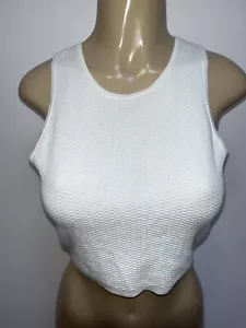 Elizabeth and James 5F Bergdorf Goodman sleeveless cropped stretch top Small - Picture 1 of 4