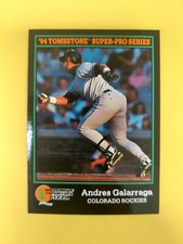 Andres Galarraga, # 5 Of 30 Tombstone Super Pro Series 1994 Colorado Rockies 