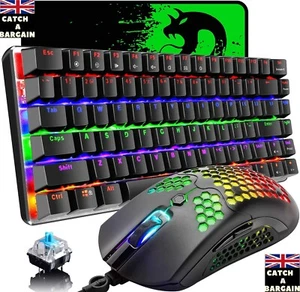 ZIYOU LANG-T60 USB tastiera da gioco meccanica RGB cablata + set mouse (P298) - Foto 1 di 9