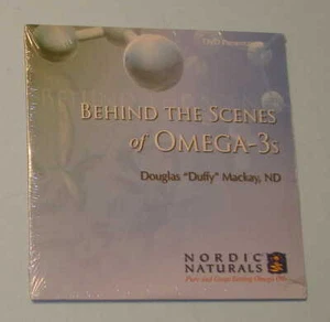 Behind The Scenes Of Omega 3s, Nordic Naturals DVD, by Duffy Mackay, ND, NEW! - Imagen 1 de 2