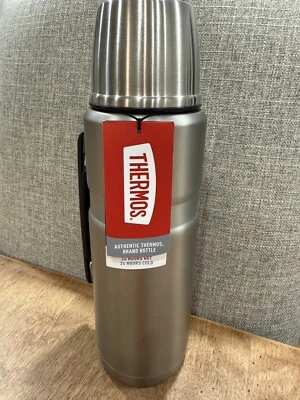 Botella fría/calor aislada al vacío Thermos King de acero inoxidable 40 oz nueva con etiquetas Foto 1 de 3