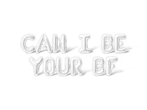 CAN I BE YOUR BF Letter Balloon Banner - Valentines Day Party Supply Decorations - Picture 1 of 55