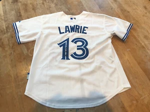 Brett Lawrie SIGNATURE Jersey (printed on back) Size 48 Majestic - Picture 1 of 6