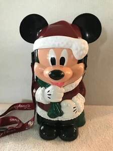 Disney Parks Babbo Topolino Natale 2019 Porta Popcorn e Cordino - Foto 1 di 5