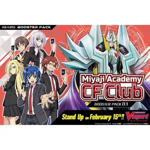 Tarjeta Fight Vanguard Miyaji Academy CF Club Booster Box | Totalmente Nueva y Sellada - Imagen 1 de 4