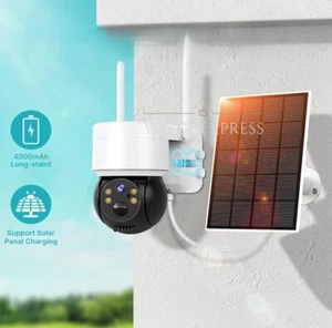 TELECAMERA ESTERNA PANNELLO SOLARE  VIDEOSORVEGLIANZA PTZ WiFi SENZA FILI ICSEE - Foto 1 di 7