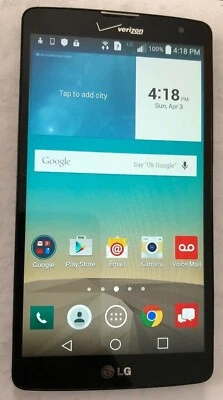  LG G Vista VS880 8GB Black (Verizon) Smartphone PARTS REPAIR One Crack - Image 1 of 2