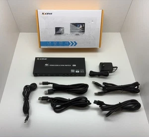 KCEVE 4-Port 4K UHD HDMI USB 3.0 KVM Switch KC-KVM401A - Bild 1 von 2