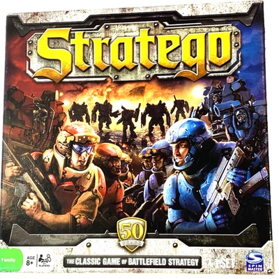 Stratego Classic Battlefield Strategy Board Game 50 Years Edition COMPLETE - Image 1 of 4