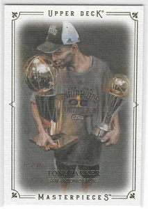 2009-10 Upper Deck Masterpieces #MA-TP Tony Parker Spurs finals MVP kiss trophy - Picture 1 of 1