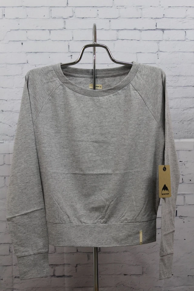 Camisa Burton Sabbath Crew Manga Larga Mujer Mediana Brezo Peltre Nueva  Foto 1 de 1