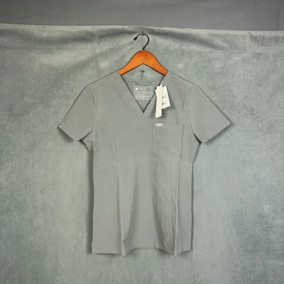 Figs Scrub Top Catarina Fionlite Slim Womens Size XS Dark Sage - Image 1 of 4