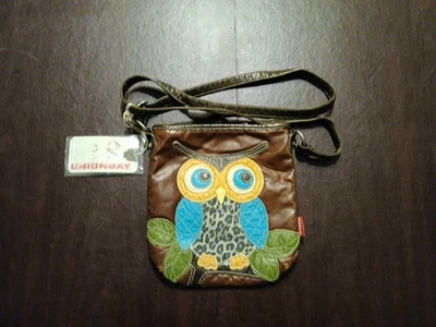 Crossbody Adorable Unionbay Multicolor Owl Purse handbag New With Tags - Image 1 of 4