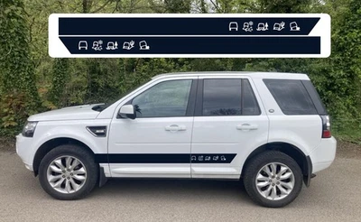 da montare LAND ROVER FREELANDER 2 DECALCOMANIE ALL TERRAIN ADESIVI STRISCE - Immagine 1 di 4
