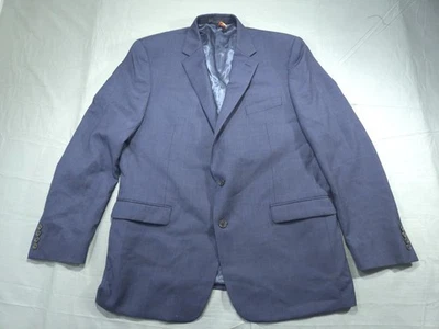 Ralph Lauren Blazer Mens 56L Blue Check Sport Coat Jacket Stretch Wool Plaid - Image 1 of 4