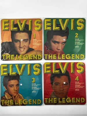 Elvis Presley The Legend Cardboard Interview Picture Disc Collection 1 2 3 4 7" - Image 1 of 4